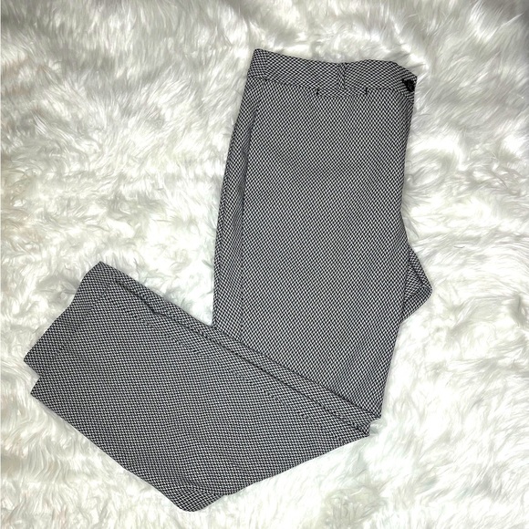 Talbots checkered print pant size 14P CB188 - Picture 2 of 6